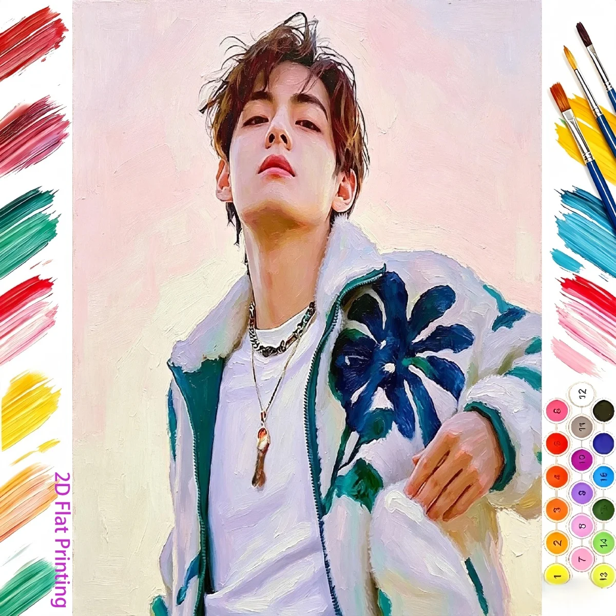 Korean Arts And Lifestyle - مجموعة رسم احترافية بالأرقام، مناسبة للمبتدئين